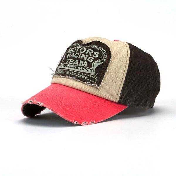 Men's Colorblock Baseball Cap by GJG Denim