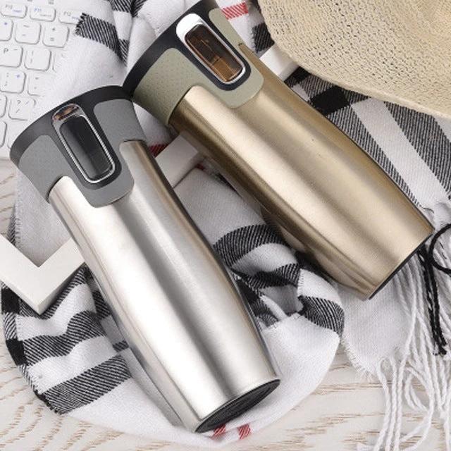 Vacuum Insulated Stainless Steel Travel Mug by GJG Denim