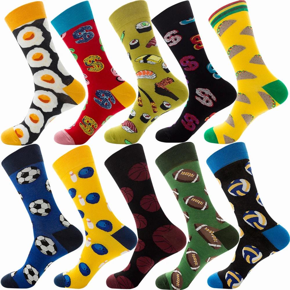 Men's Fun Cotton Socks by GJG Denim