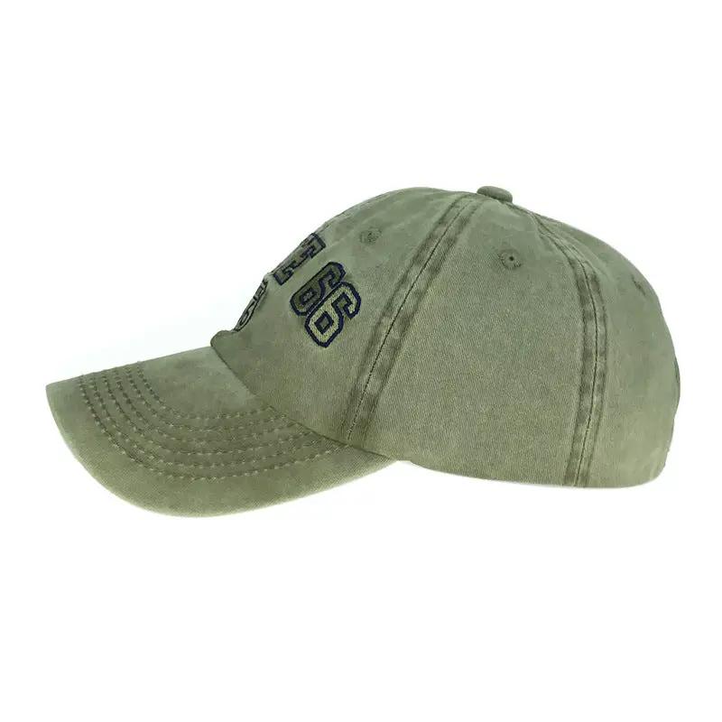 Men's Route 66 Embroidered Baseball Cap by GJG Denim