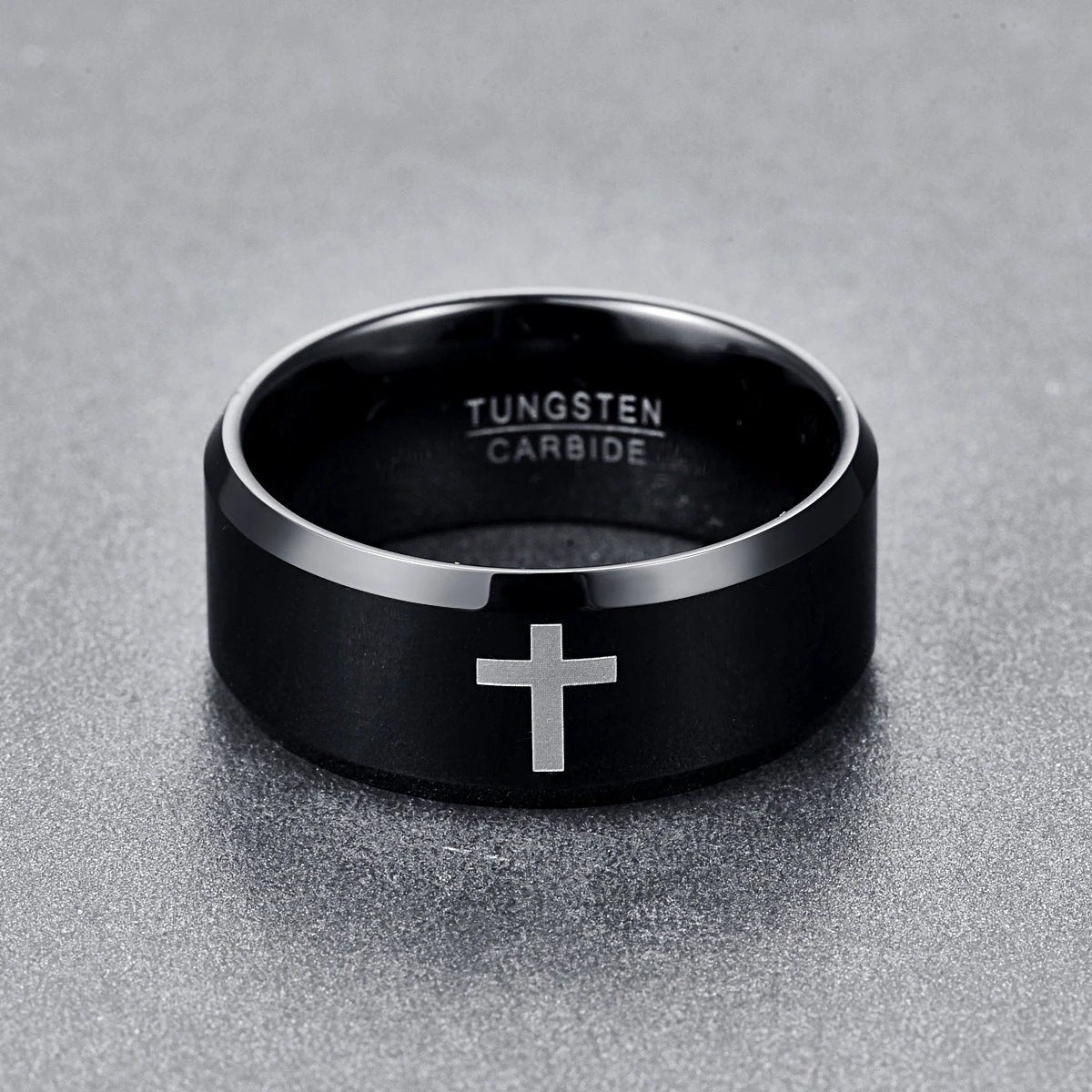 Non-fading Special-interest Design Style Cross Ring by GJG Denim