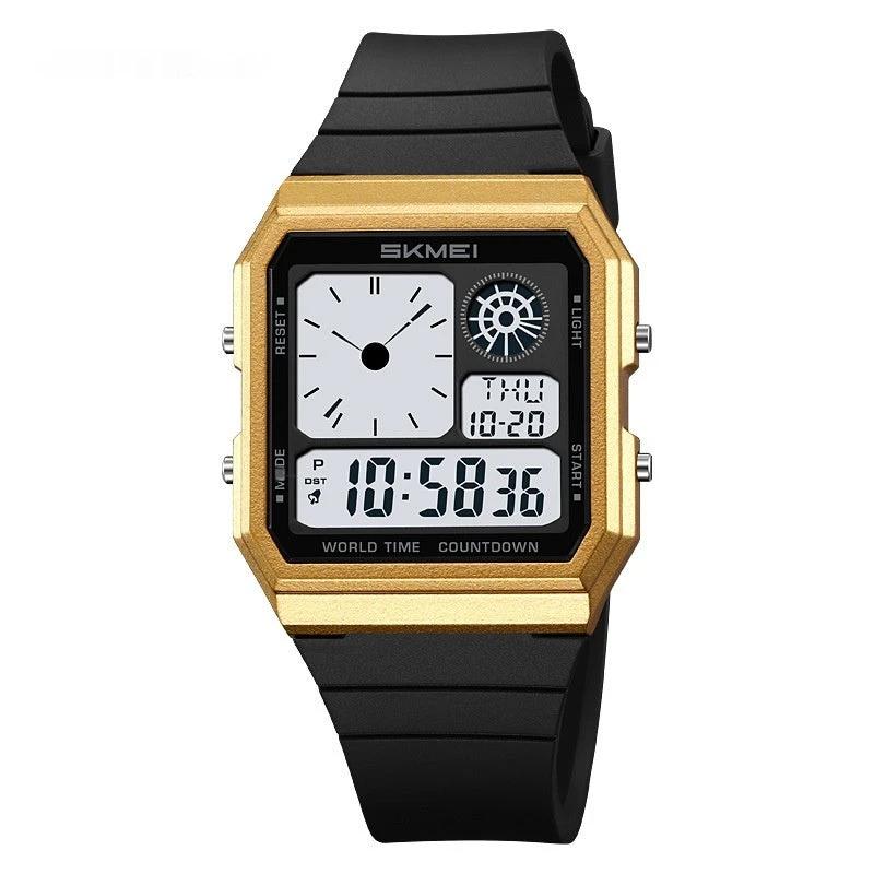 Men's Waterproof Multifunctional Electronic Sports Watch by GJG Denim