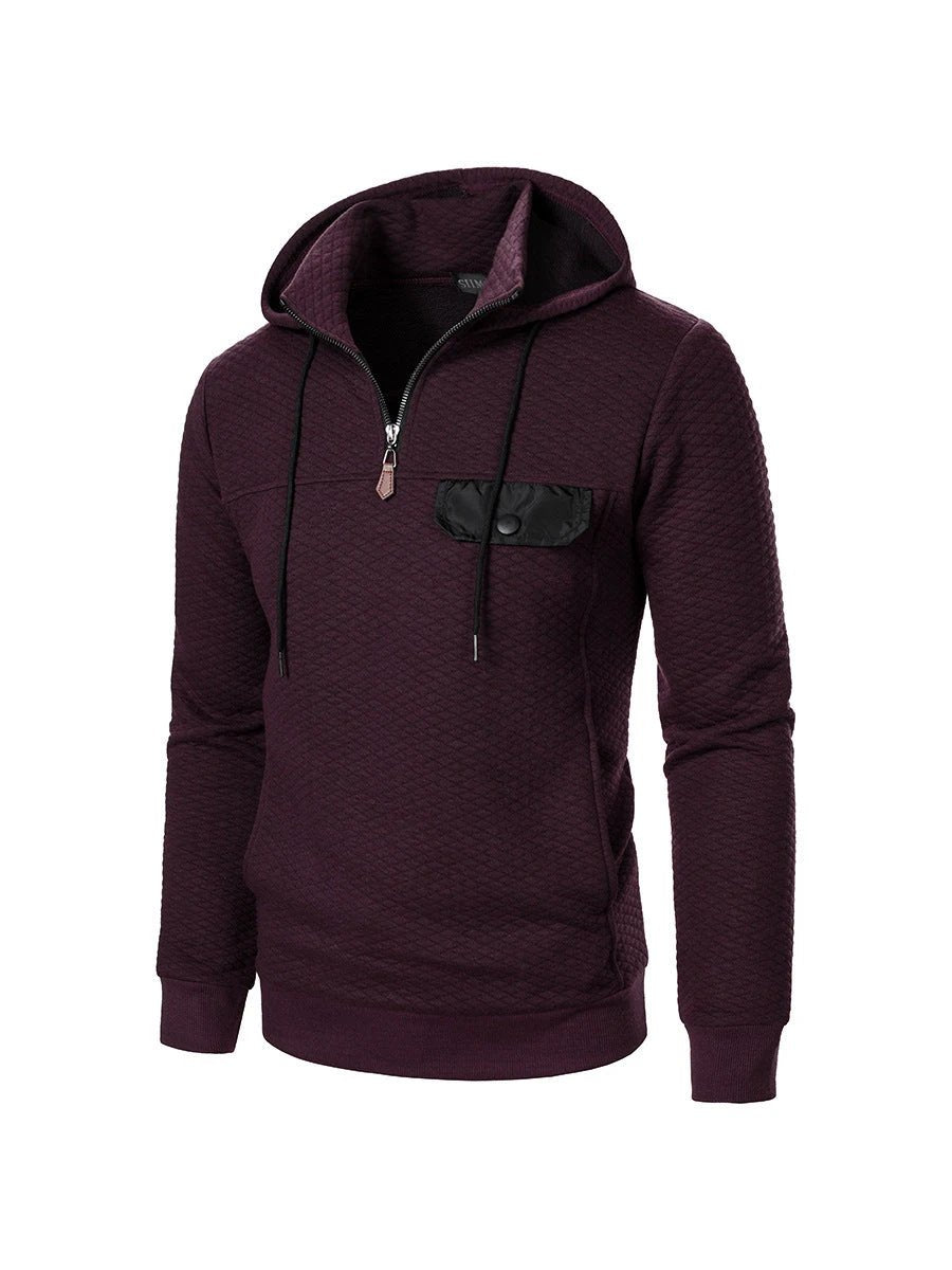 Men's Simplicity Trendy Loose Hooded Sweater by GJG Denim