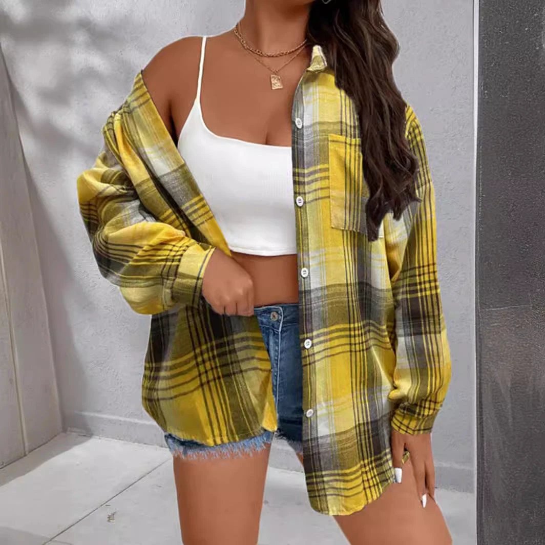 New European And American Style Yage Women's Tops Shirts by GJG Denim