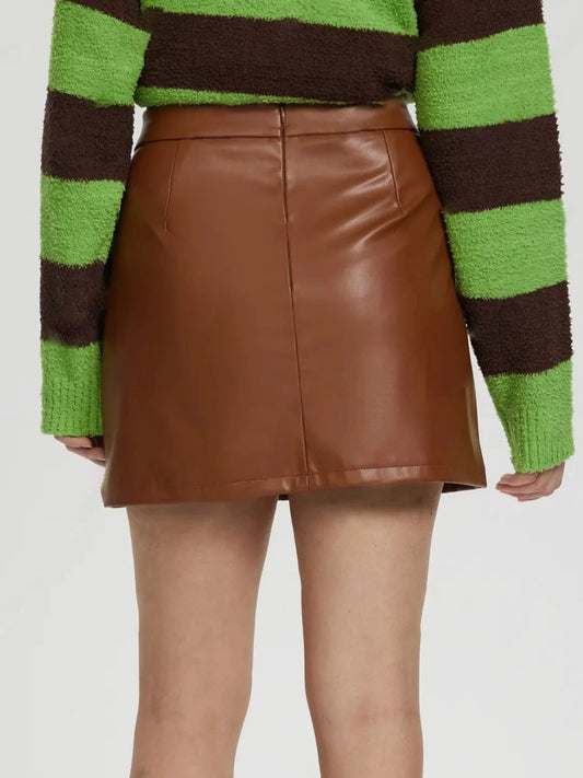 Mini Skirt with Zipper by Lady Ros