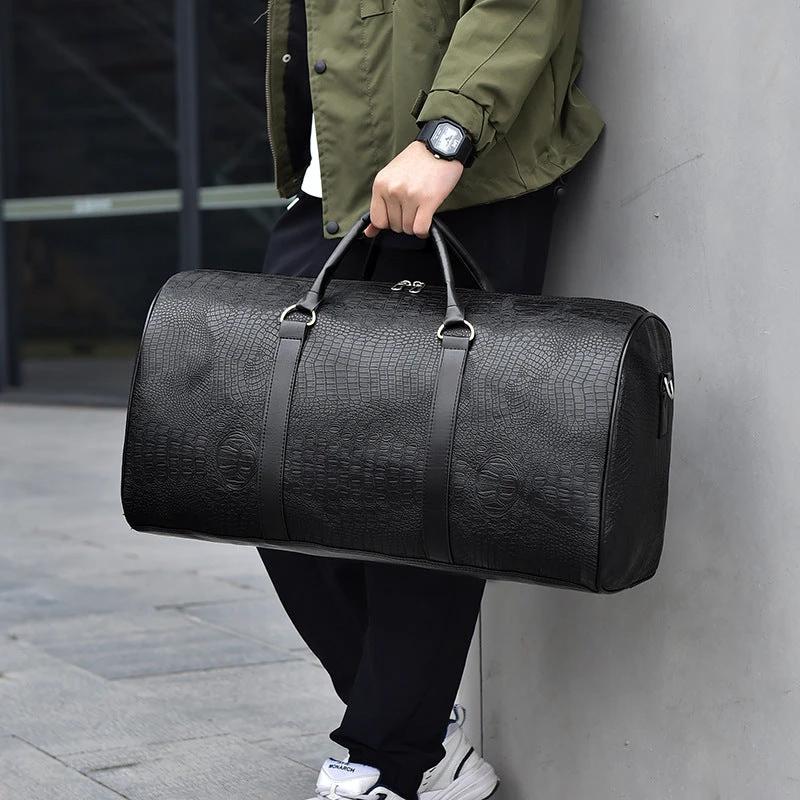 Men's Fashion Pattern Travel Bag by GJG Denim