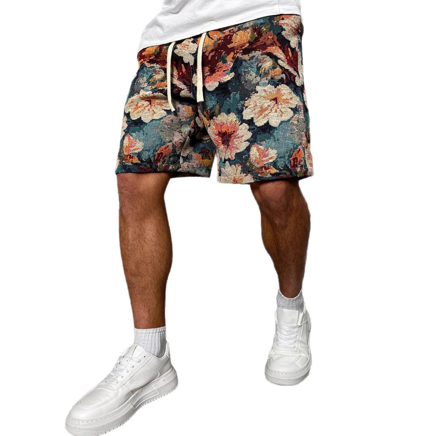 Fashionable Lake-Blue Summer Casual Shorts For Men by GJG Denim