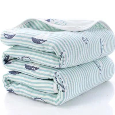 Six-layer Gauze Summer Air Conditioner Quilt Blanket by GJG Denim