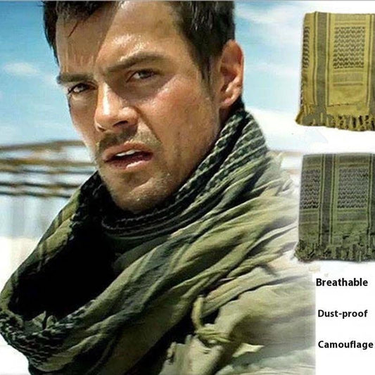 Men's Tactical Camouflage Scarf by GJG Denim