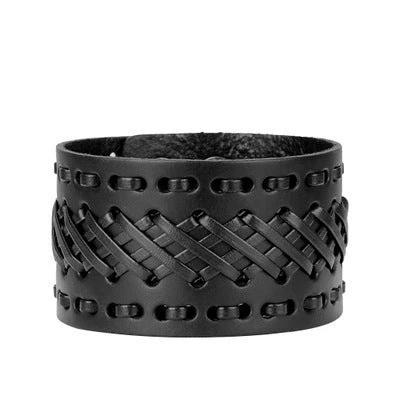 Men's Multi-layer Vintage Cowhide Rope Bracelet by GJG Denim