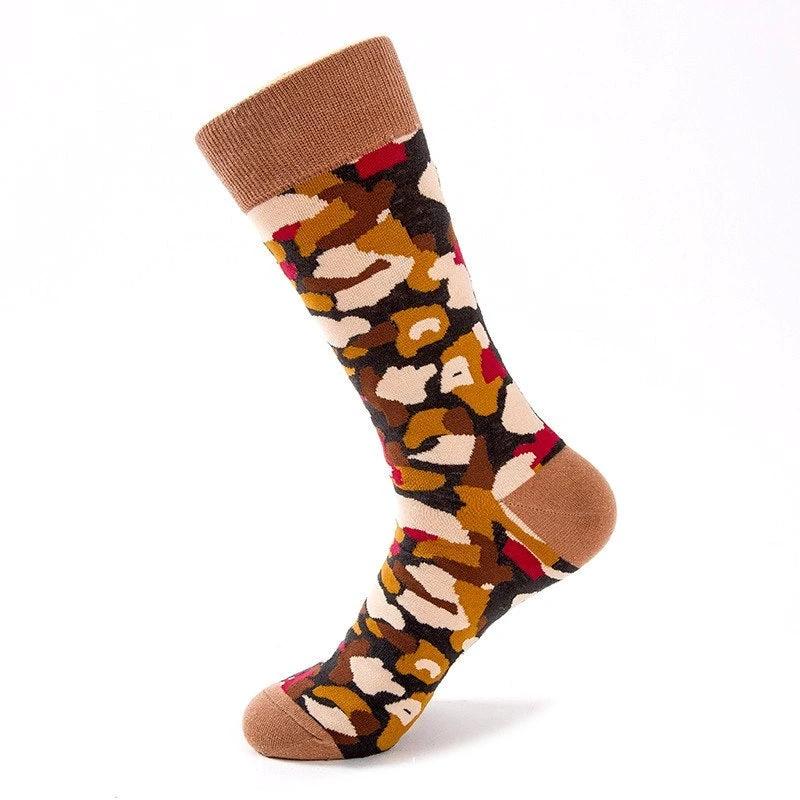 High-rise Men's Camouflage Socks by GJG Denim