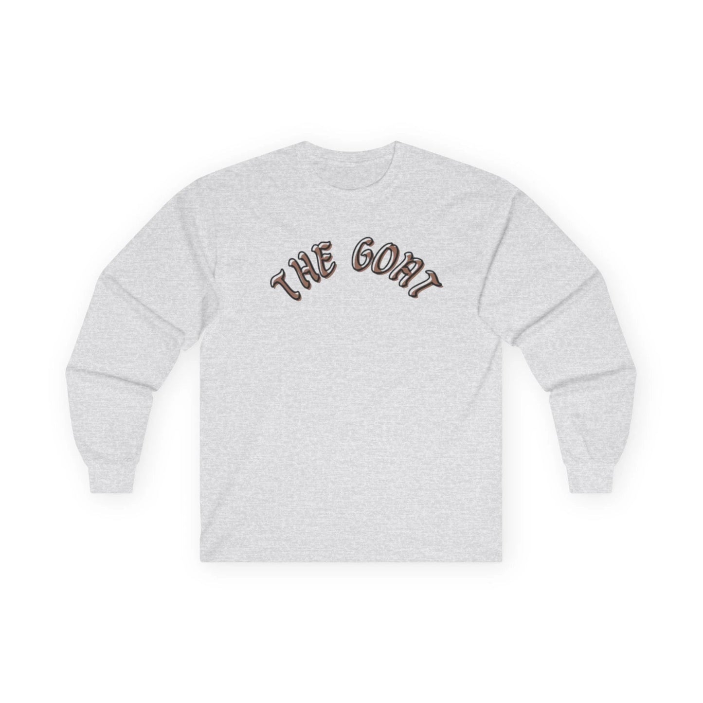 The GOAT Unisex Long Sleeve Tee, Casual Wear, Perfect for Sports Fans, Gift for Him or Her, Iconic Statement Shirt by Printify
