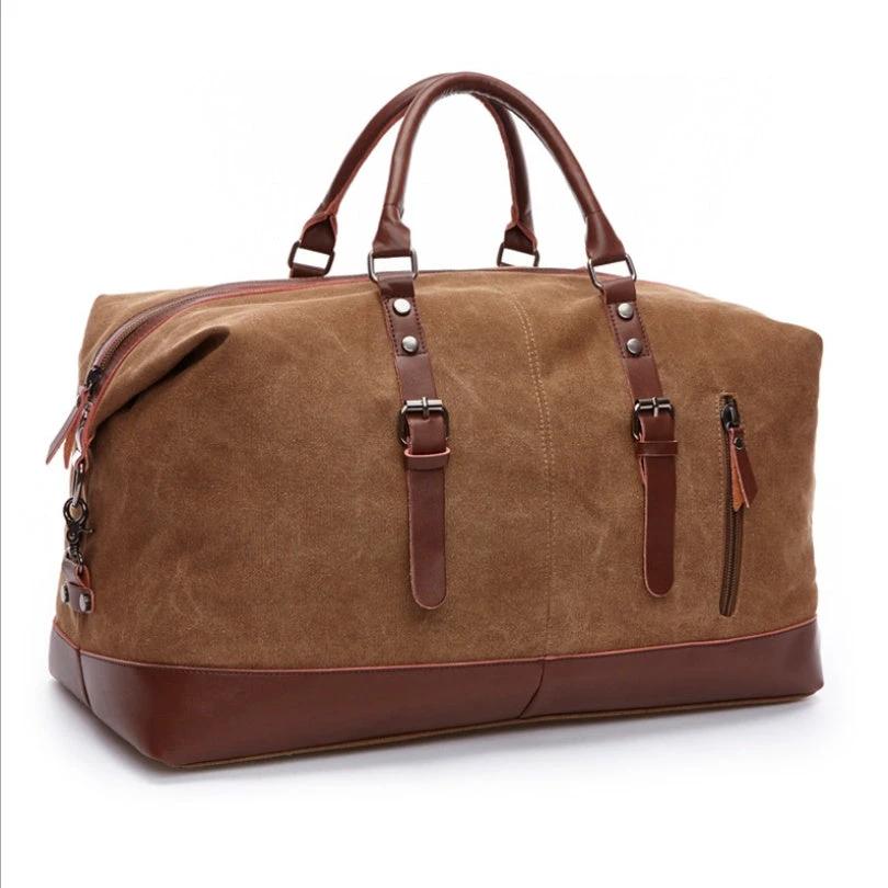 Retro Canvas Tote Bag For Men by GJG Denim