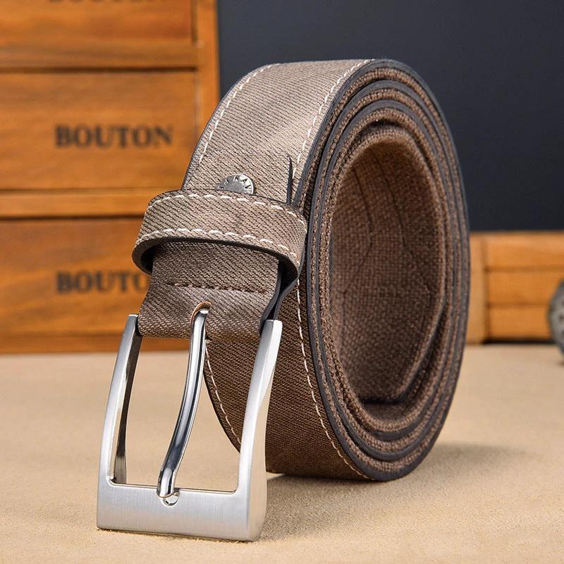 Men's Casual Canvas Belt by GJG Denim