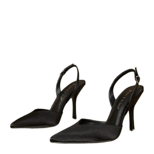 Baotou Pointed-Toe Stiletto Fashionable French-Style High-Heel Sandals For Women by GJG Denim