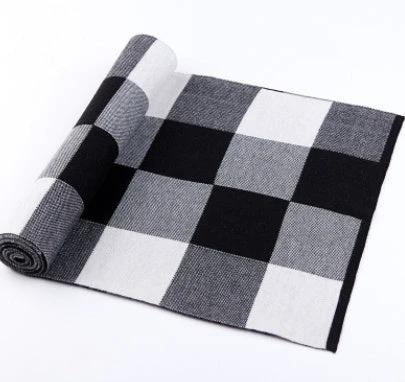 Men's Wool Plaid Scarf by GJG Denim