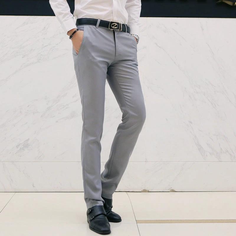 Men's Business Casual Slim-fit Pants by GJG Denim