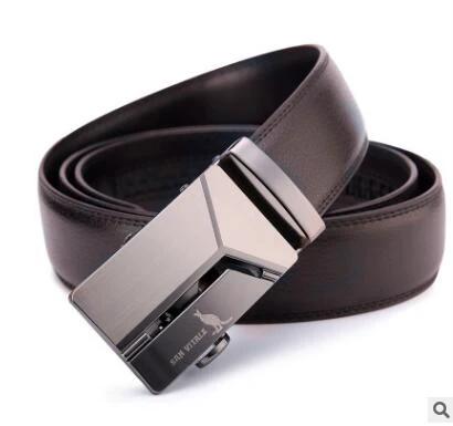 Fashionable And Minimalist Men's Leather Belt by GJG Denim