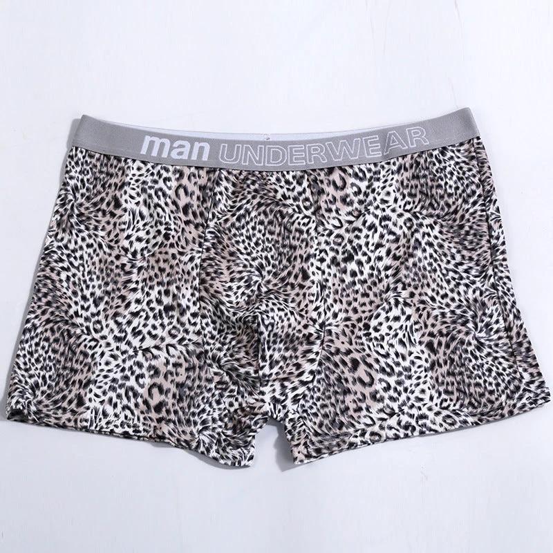 Men's Loose Leopard Print Comfortable Underwear by GJG Denim