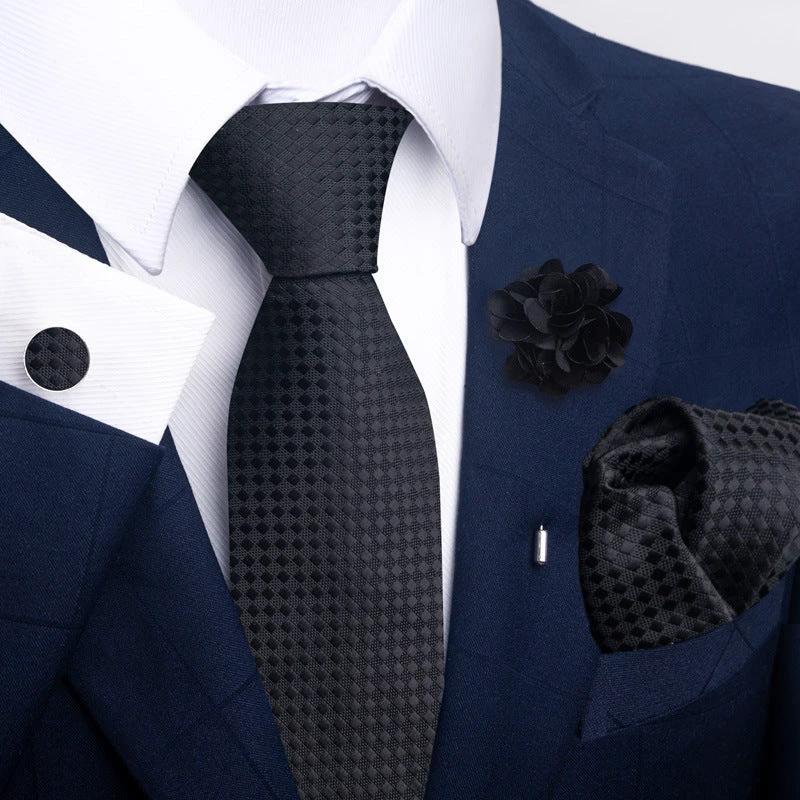 Men's Tie and Pocket Square Combo by GJG Denim