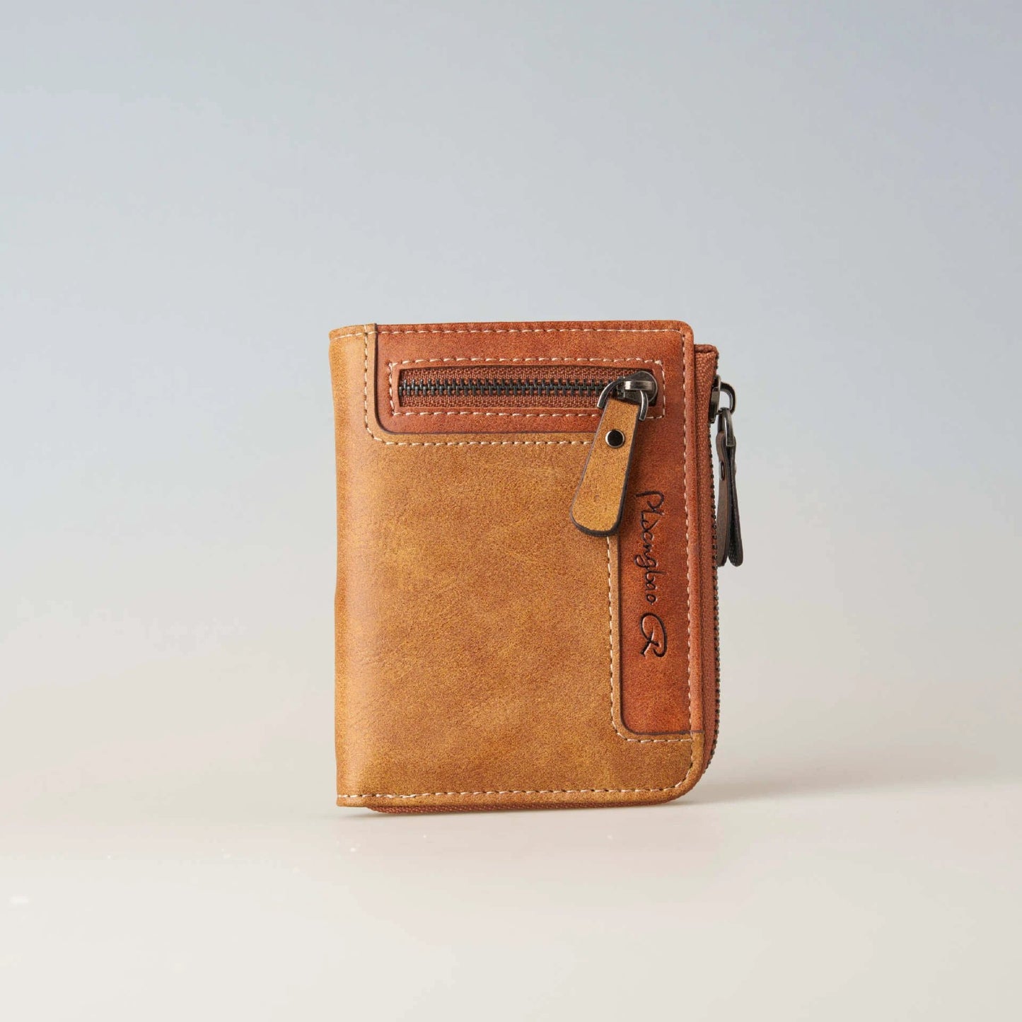 Men's Multi-functional Short Zipper Wallet by GJG Denim
