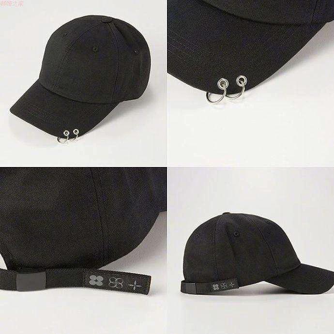 Men's Solid Black Baseball Cap by GJG Denim