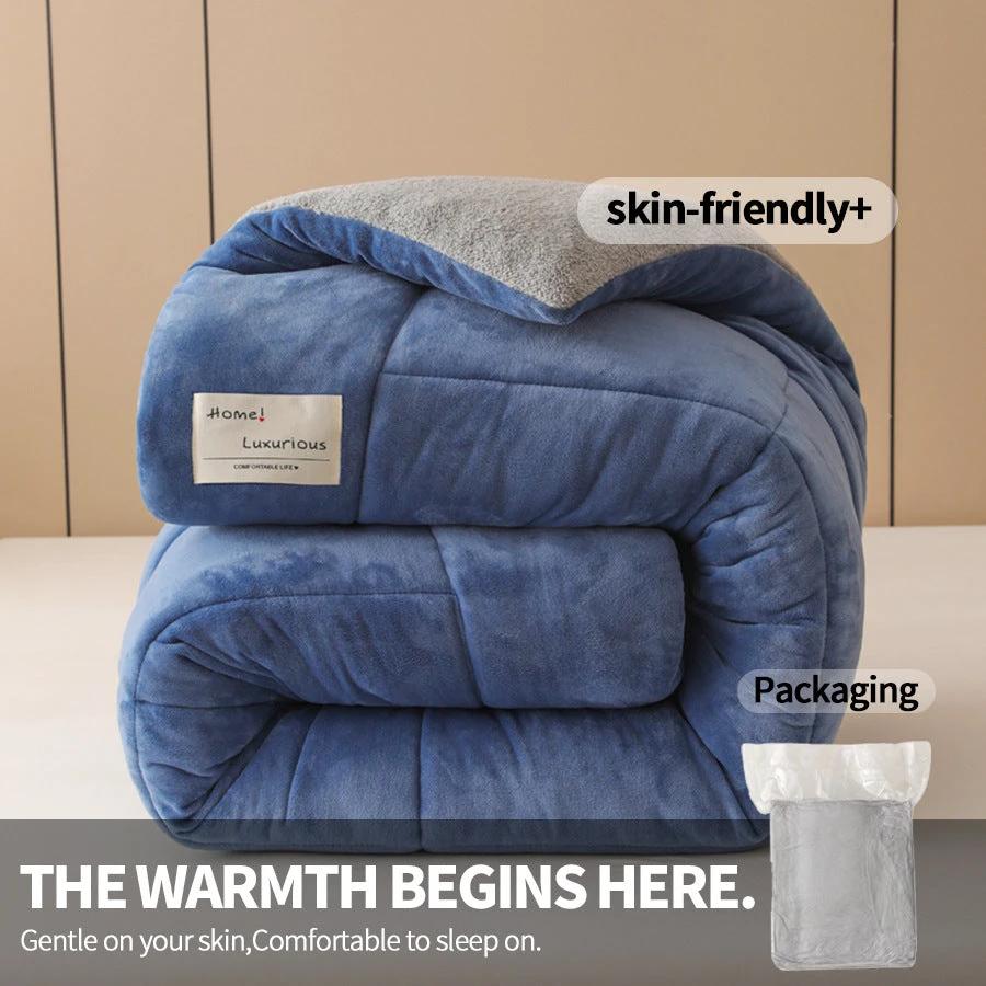 Milk Fiber Lambswool Winter Quilt Quilt Quilt Inner by GJG Denim