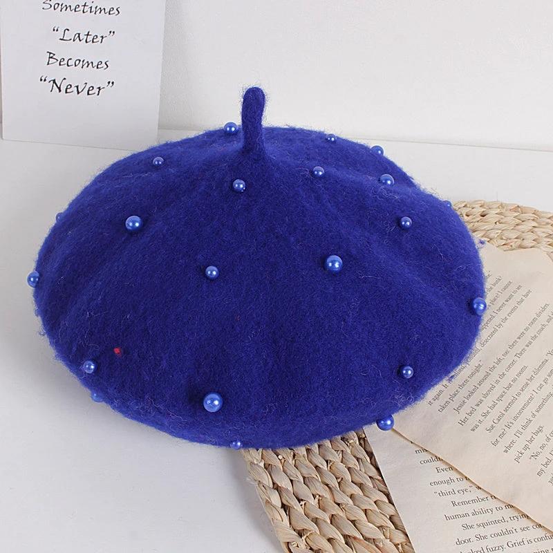 Beaded Princess Beret For Babies Or Children by GJG Denim