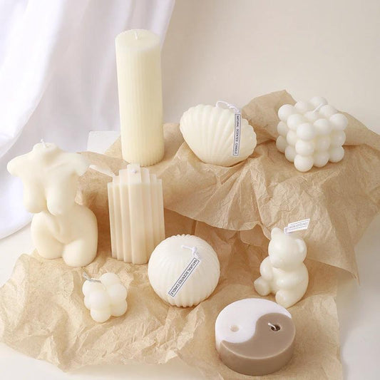Geometric Shaped Aromatherapy Candles by GJG Denim
