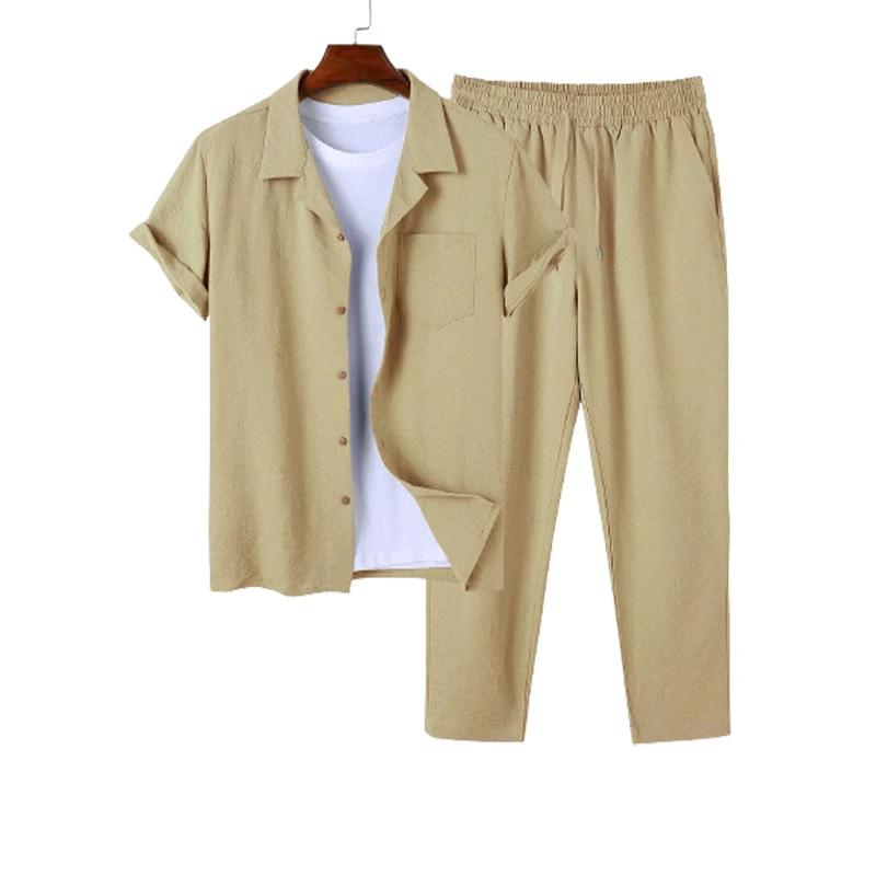 Men's Linen Set by GJG Denim