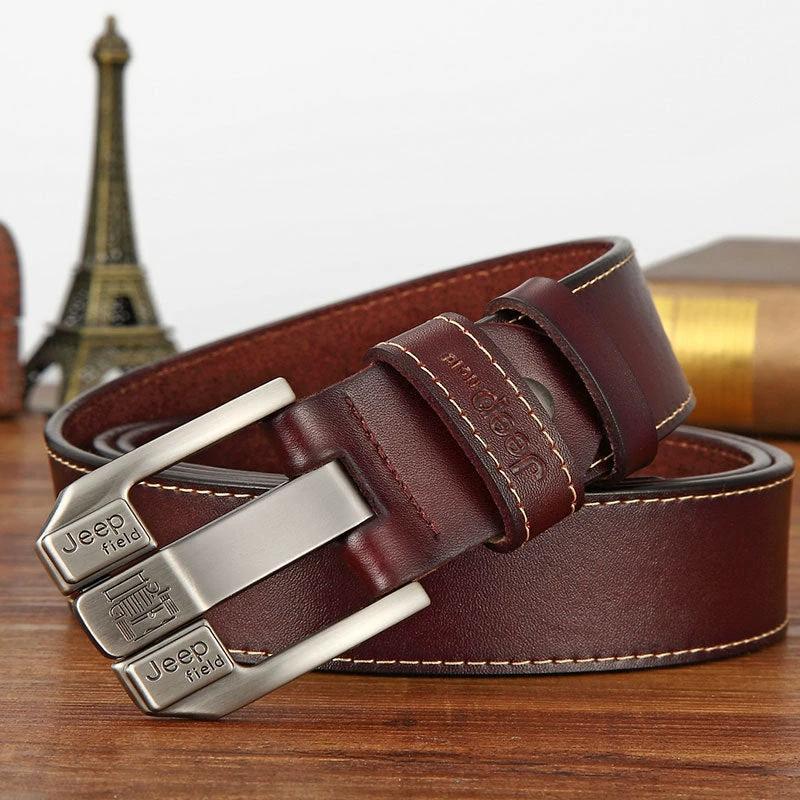Men's Leather Belt by GJG Denim