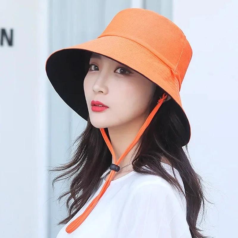 Sun Hat-Women Hat-Ladies Hat-Fashion-Hot Japanese Style Fisherman-Female-Women's Hats by GJG Denim