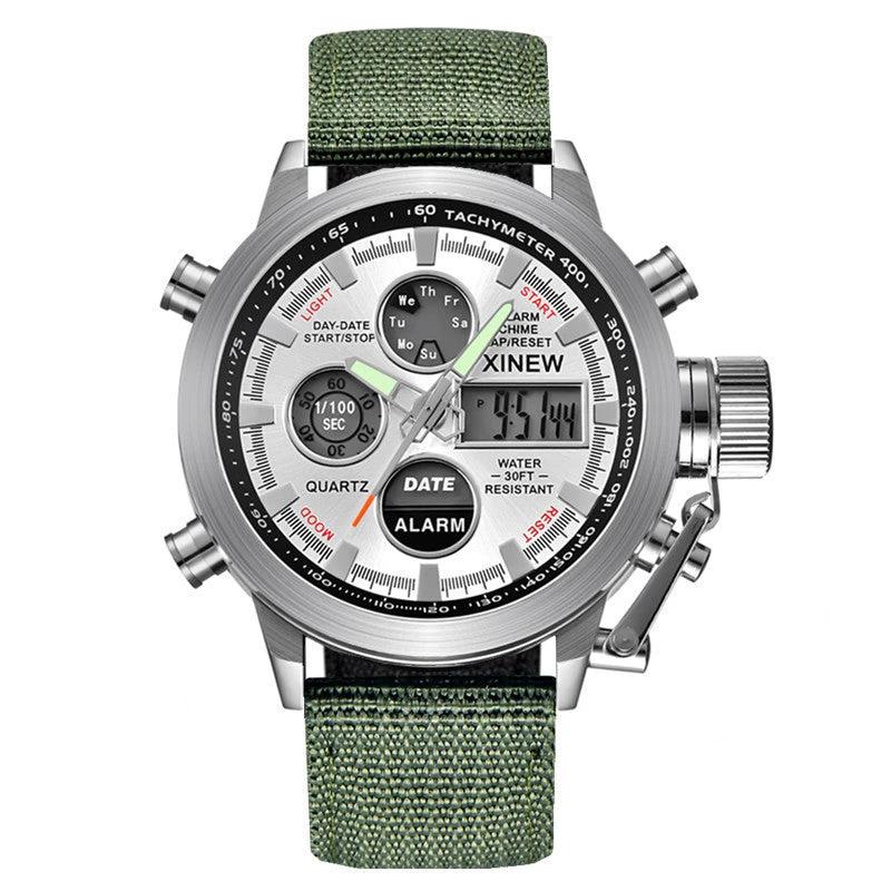 Men's Fashion Belt Multi-functional Watch by GJG Denim