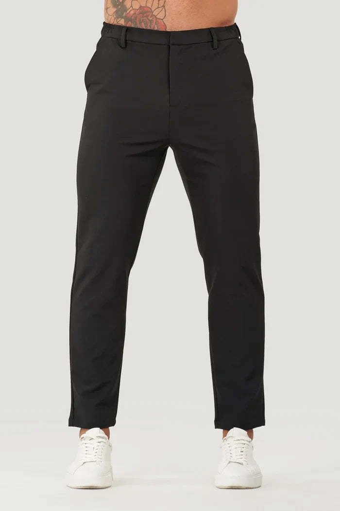 Solid Color Business Casual Men's Pants by GJG Denim
