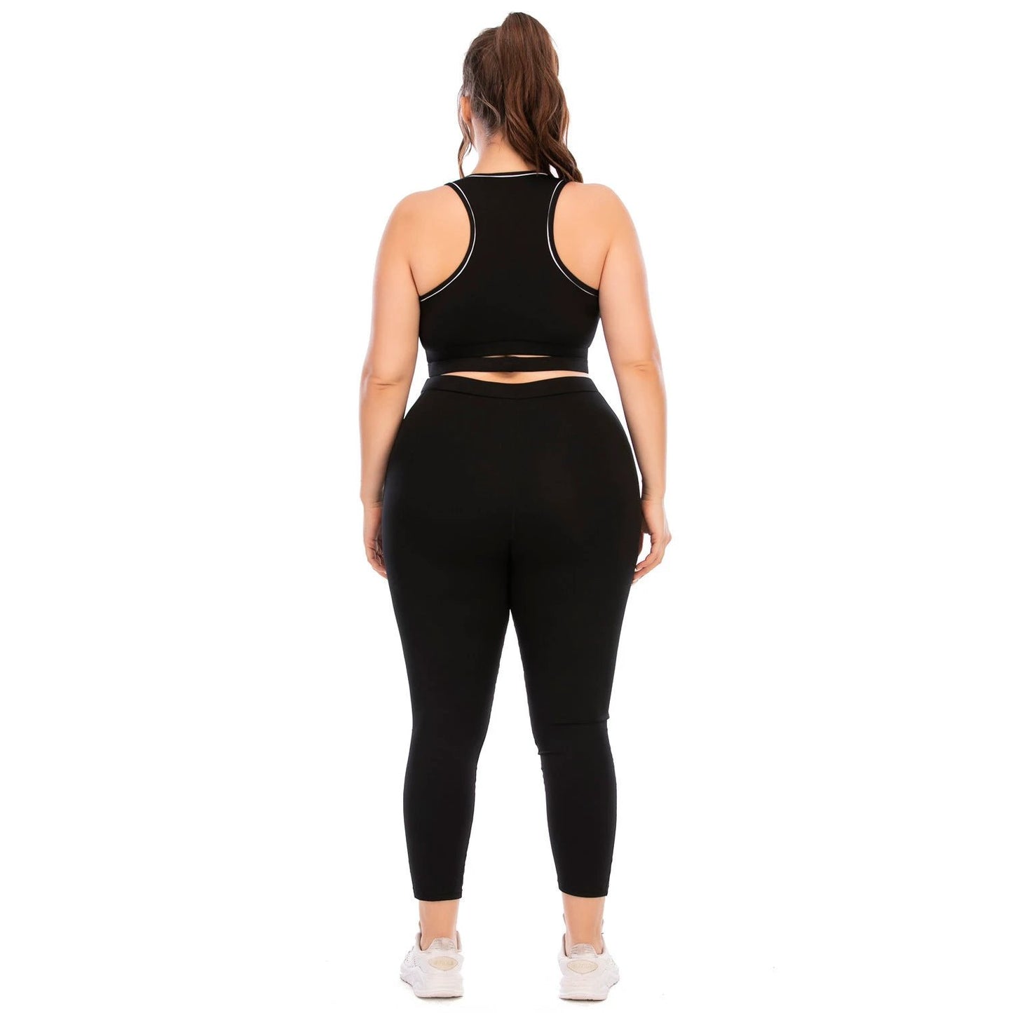 Workout Suits Plus Size Yoga Clothes Tights Pants by GJG Denim