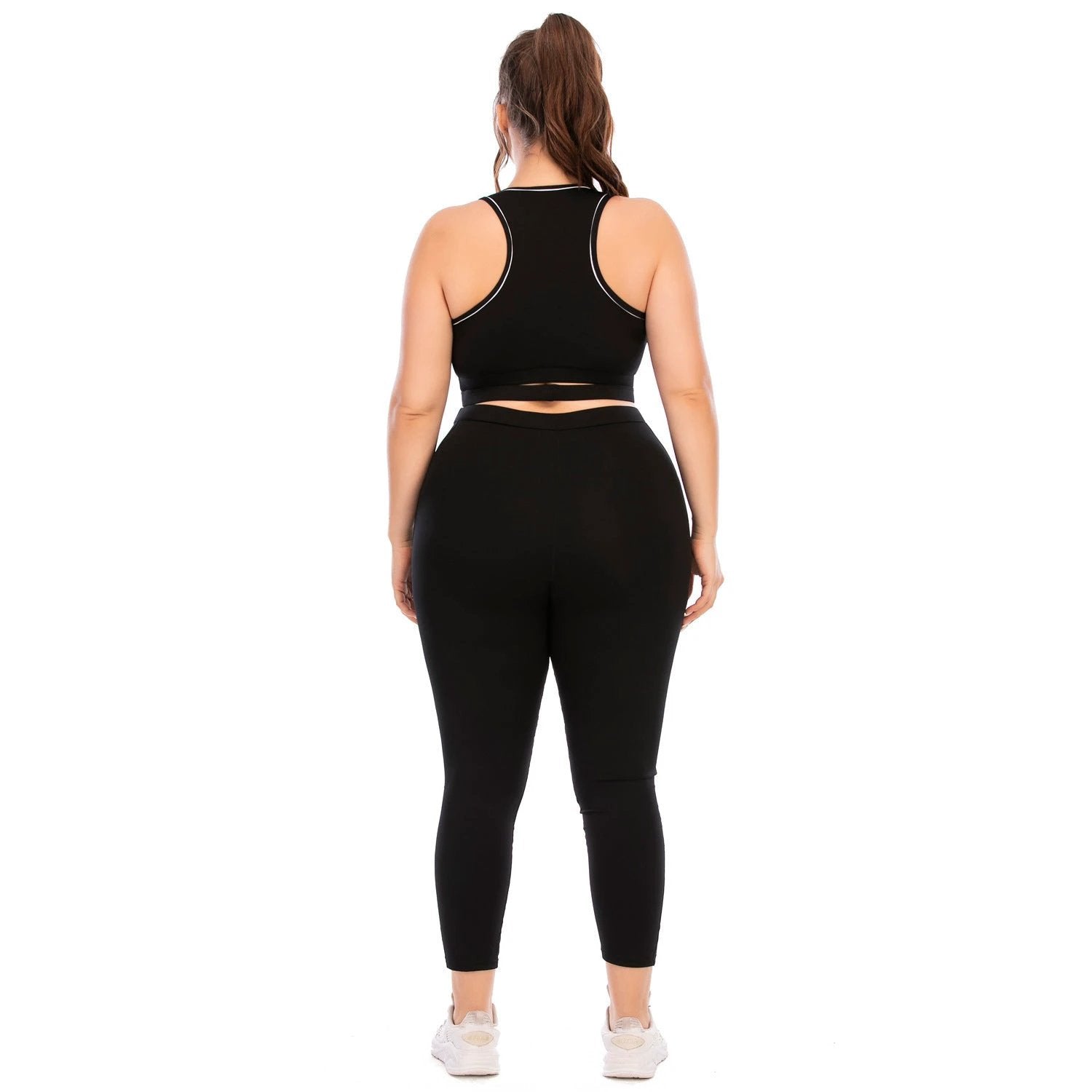 Workout Suits Plus Size Yoga Clothes Tights Pants by GJG Denim