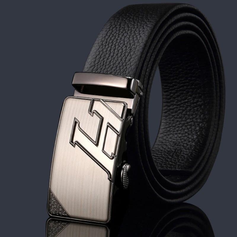 Men's Automatic Buckle Belt by GJG Denim
