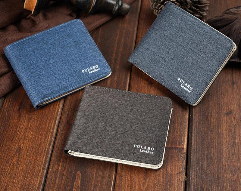 Men's Short Denim Fabric Wallet by GJG Denim