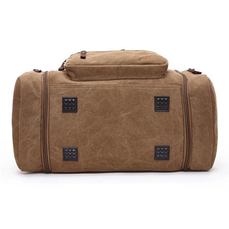Men's Canvas Travel Bag by GJG Denim