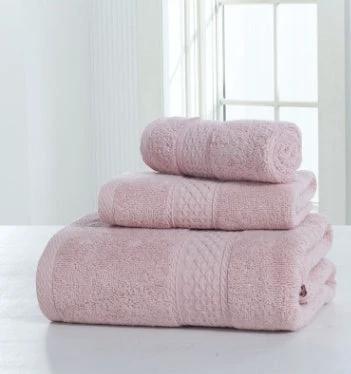 Cotton soft double-sided thickening towel skin-friendly bath towel beauty salon bathrobe bath towel set by GJG Denim