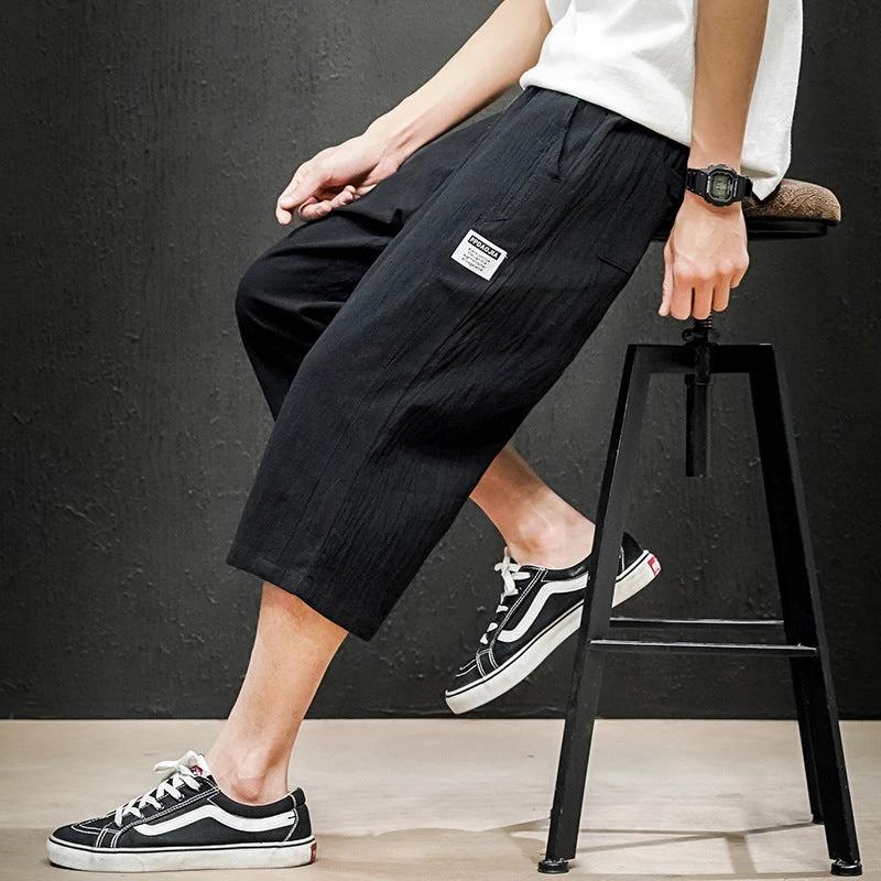 Men's Linen Shorts by GJG Denim