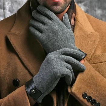 Men's Warm Winter Gloves by GJG Denim