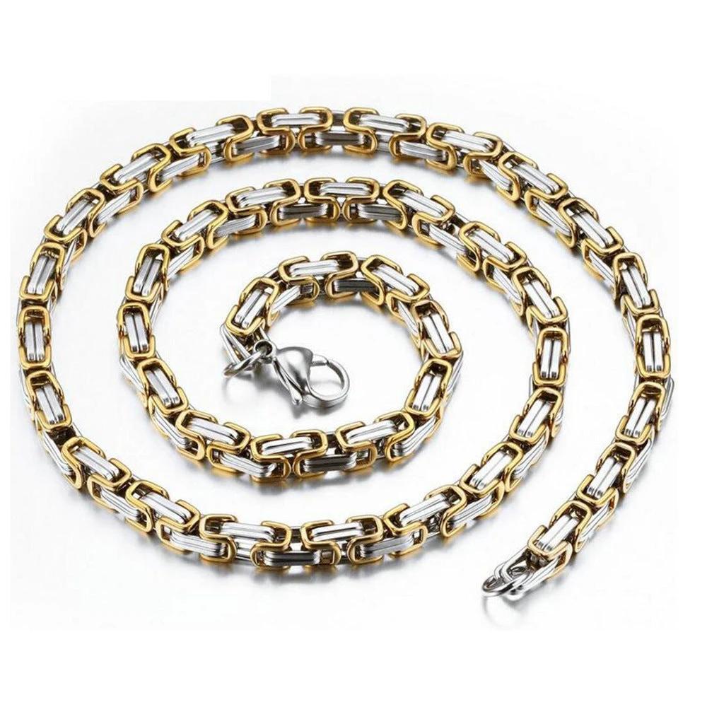 Men's Stainless Steel Trendy Necklace by GJG Denim