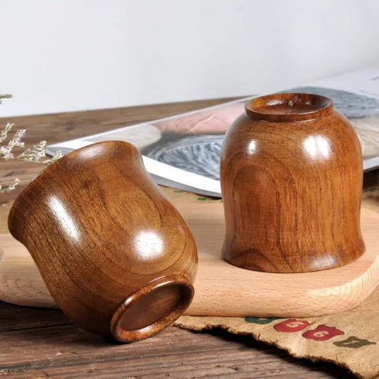 Natural Wood Cup Handmade Drinkware by GJG Denim