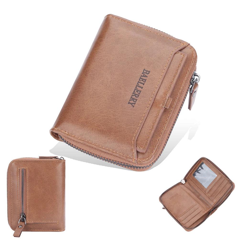 Men's Business Retro Multi Card Slots Wallet by GJG Denim