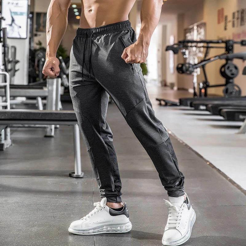 Men's Elastic Breathable Sweat Absorbent Quick Dry Sweatpants by GJG Denim
