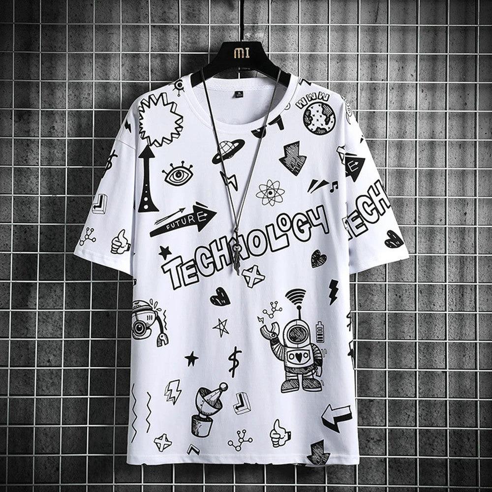 Men's Trendy Short Sleeve T-shirt by GJG Denim