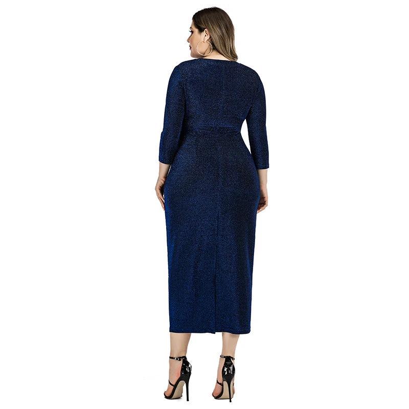 Plus size women's sequin dress by GJG Denim