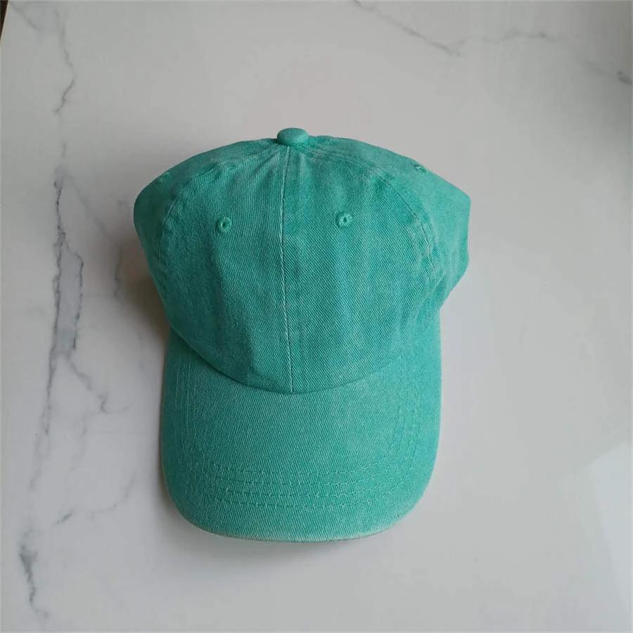 Retro Washed Baseball Cap For Men by GJG Denim
