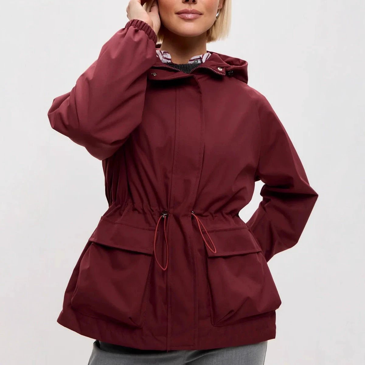 Casual Fashion Women's Shell Jacket Long Sleeve by GJG Denim